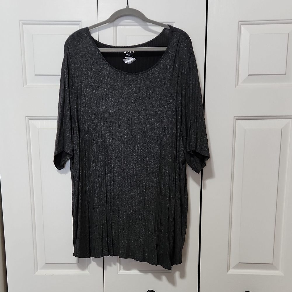 Apt. 9 Charcoal Short Sleeve Tee